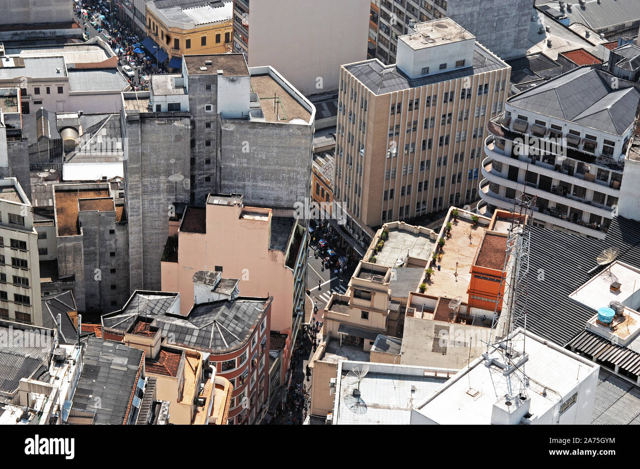 25 rue de Março, São Paulo, Brésil Banque D'Images