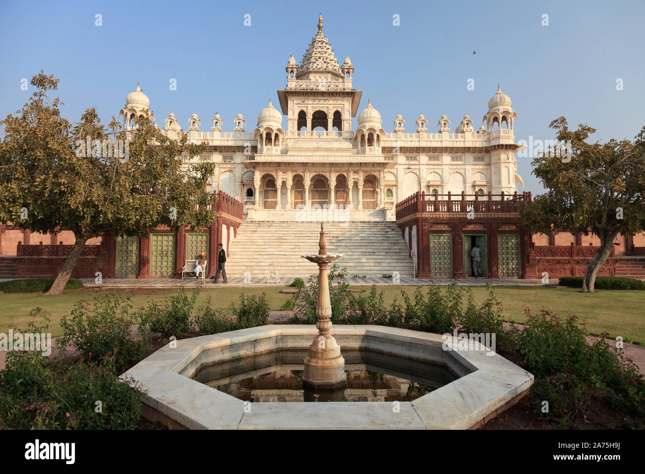 L'Inde, Rajasthan, Jodhpur, Jaswant Thada Temple Banque D'Images