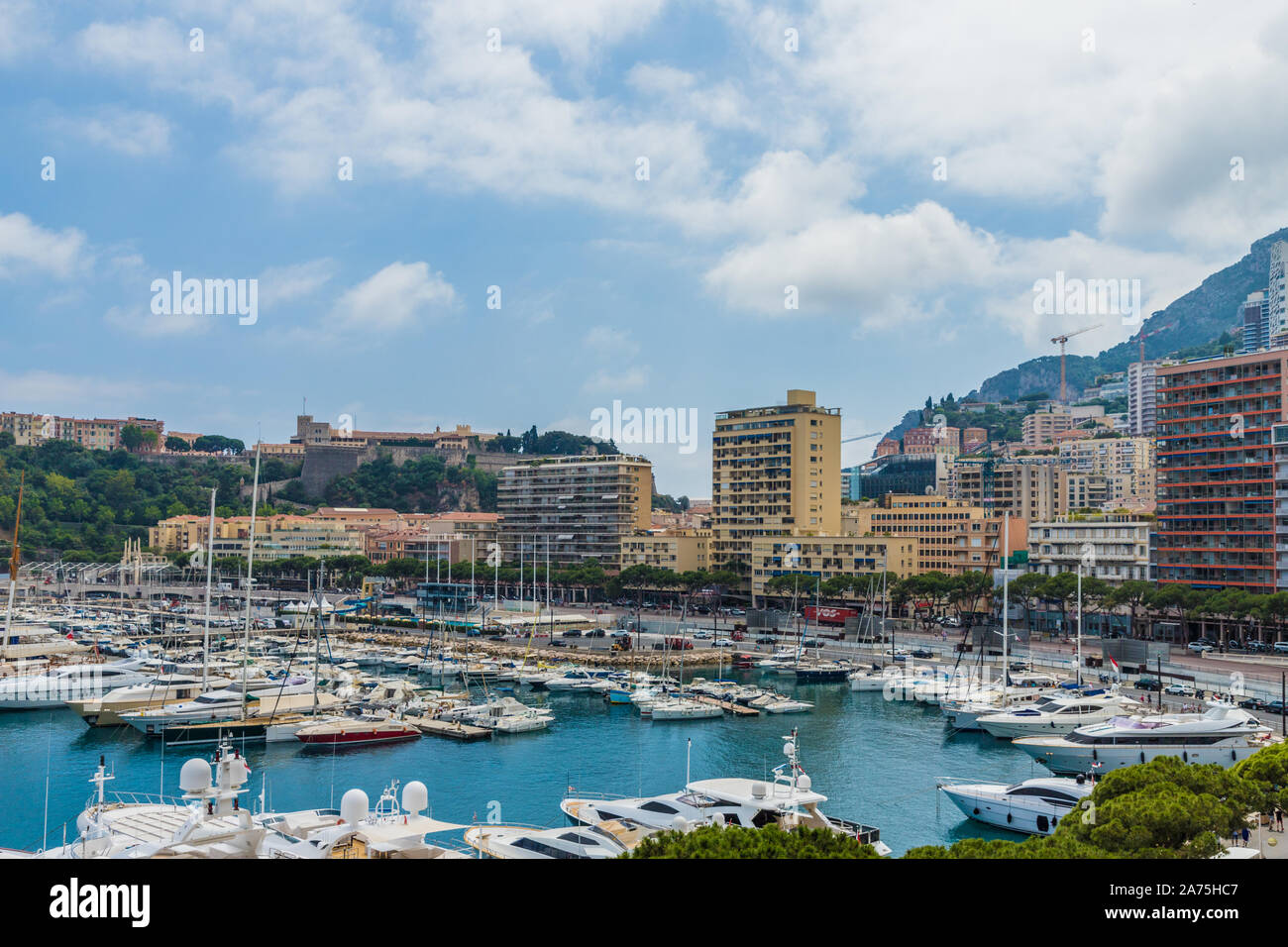 Vue à Monte Carlo à Monaco Banque D'Images
