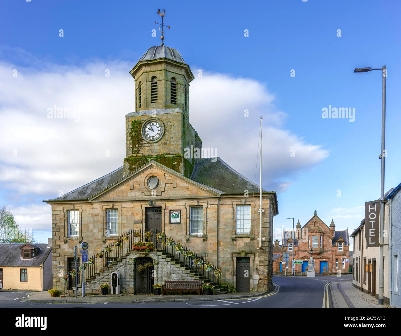 Le péage. Sanquhar. L'Écosse. Banque D'Images