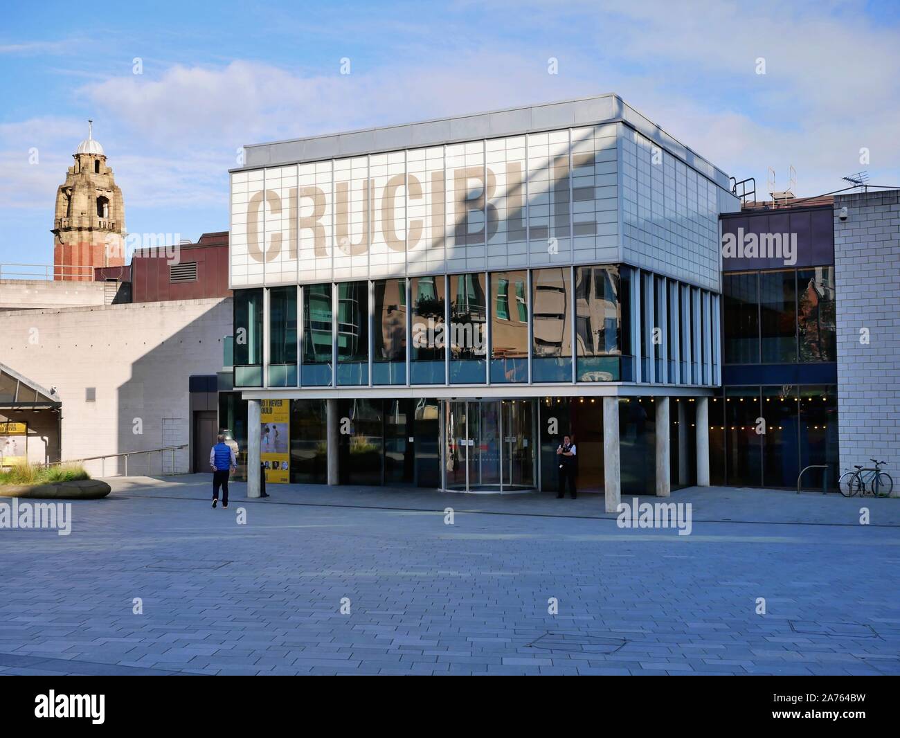 Le théâtre Crucible où le World Snooker Championship est tenue à Sheffield Yorkshire Angleterre Banque D'Images