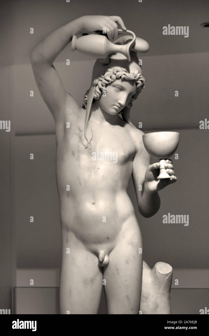 Dionysos. En.Roman travail après un modèle grec du 4ème siècle avant notre ère. Rome Italie ( à partir de la collection Campana.), Romain après modèle grec du 4ème siècle avant JC. En Banque D'Images