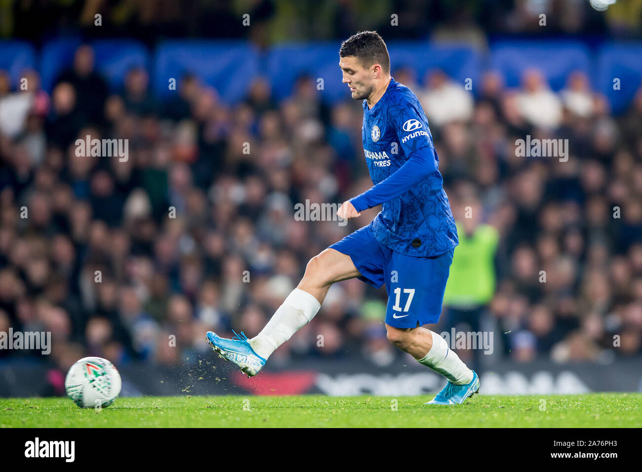 Londres, Royaume-Uni. 30Th Oct, 2019. Mateo Kovacić de Chelsea pendant le cycle de coupe Carabao EFL 16 match entre Chelsea et Manchester United à Stamford Bridge, Londres, Angleterre. Photo par Salvio Calabrese. Usage éditorial uniquement, licence requise pour un usage commercial. Aucune utilisation de pari, de jeux ou d'un seul club/ligue/dvd publications. Credit : UK Sports Photos Ltd/Alamy Live News Banque D'Images