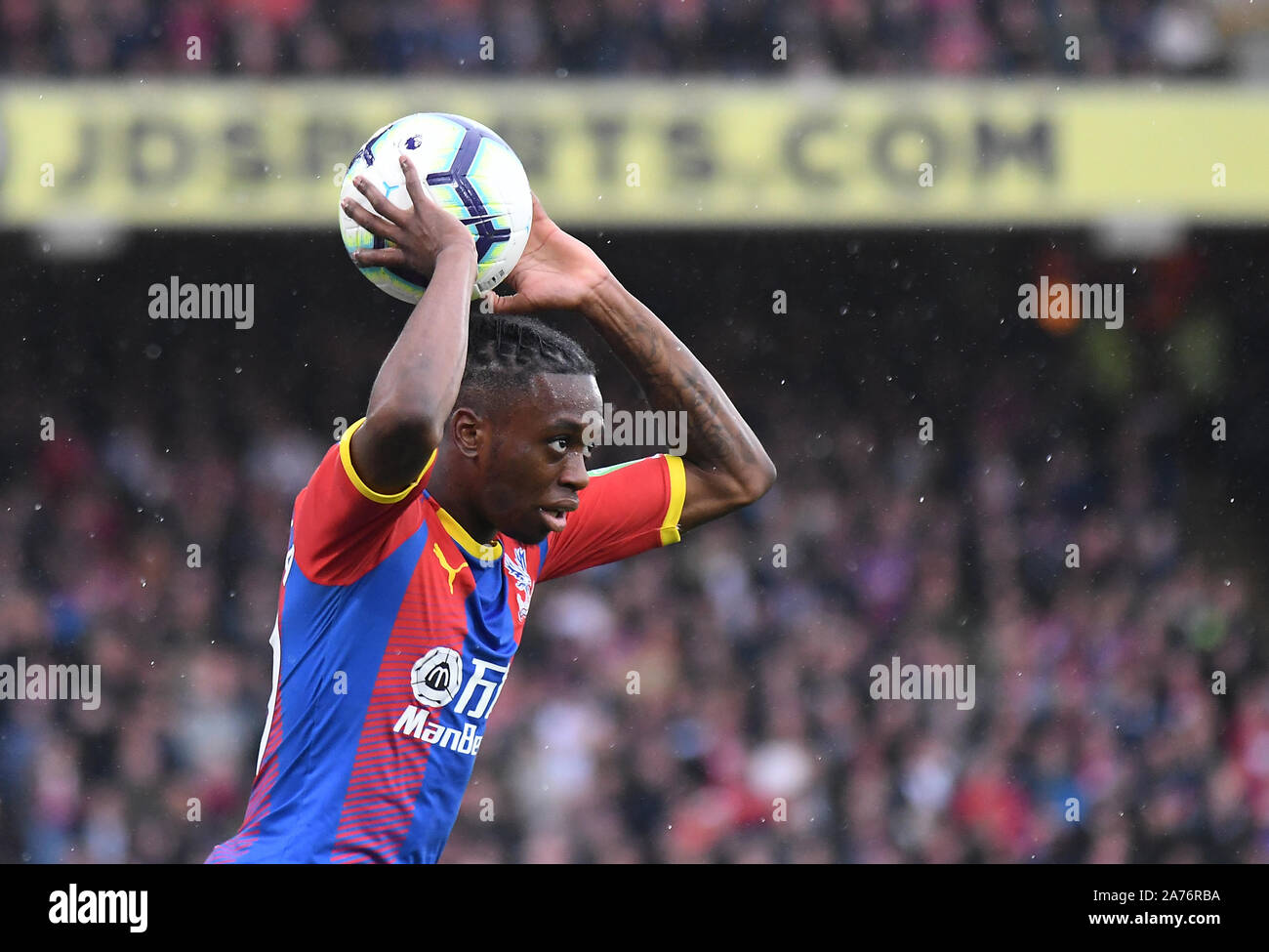 Londres, ANGLETERRE - 22 septembre 2018 : Palais d'Wan-Bissaka Aaron photographié au cours de l'English Premier League 2018/19 match entre Crystal Palace FC et Newcastle United à Selhurst Park. Banque D'Images