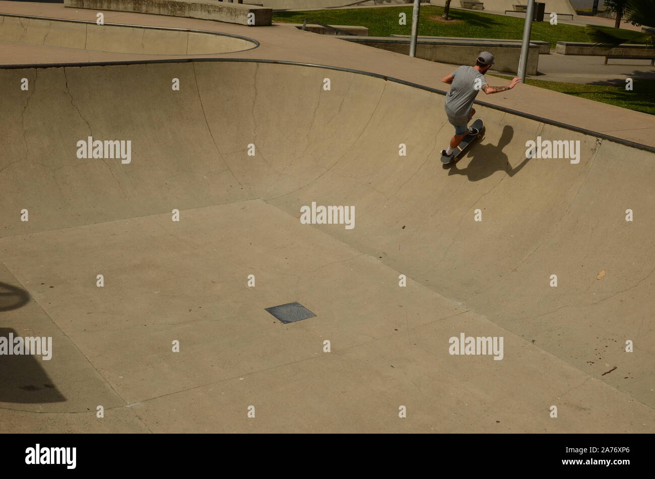 skatepark Banque D'Images