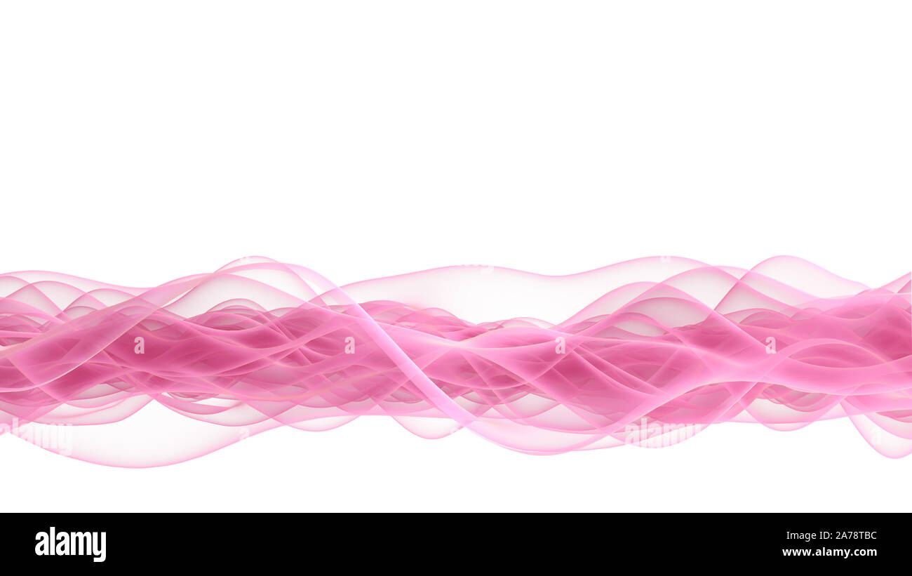 Sous forme de fumée isolés l'arrière-plan. Rendu 3D, 3d illustration. Banque D'Images