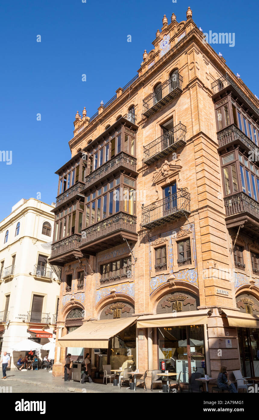 Séville Séville restaurant Casa Robles Laredo Restaurant Calle Granada le centre-ville de Séville Séville Séville Espagne Andalousie Espagne eu Europe Banque D'Images