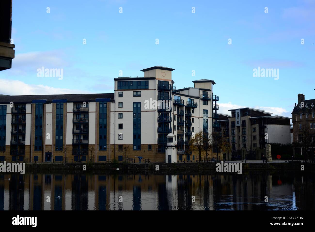 Leith Docks Edinburgh Banque D'Images