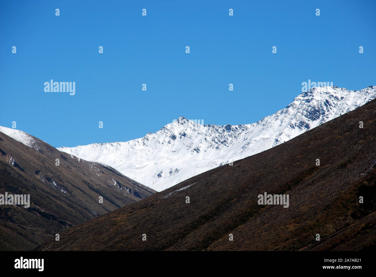 Montagnes de la Daxueshan gamme de l'ouest du Sichuan en Chine Banque D'Images