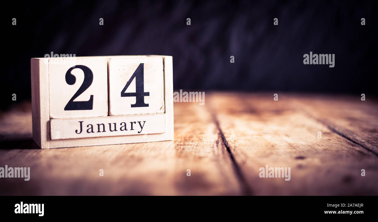 24 janvier, 24 janvier, Vingt quatrième de janvier, mois du ...