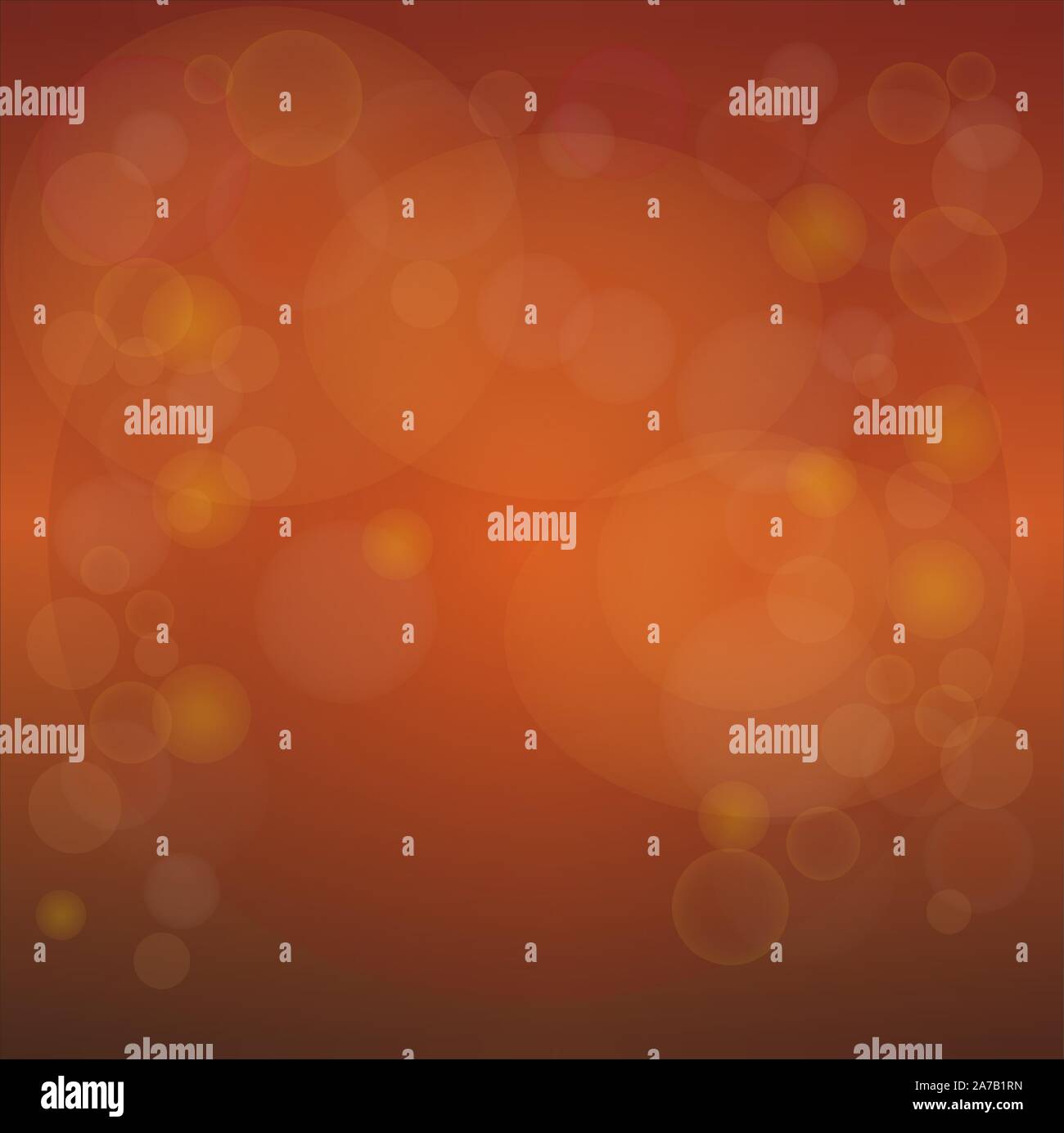 Lumière abstraite fond flou avec lens flare dots en vecteur d'orange Illustration de Vecteur
