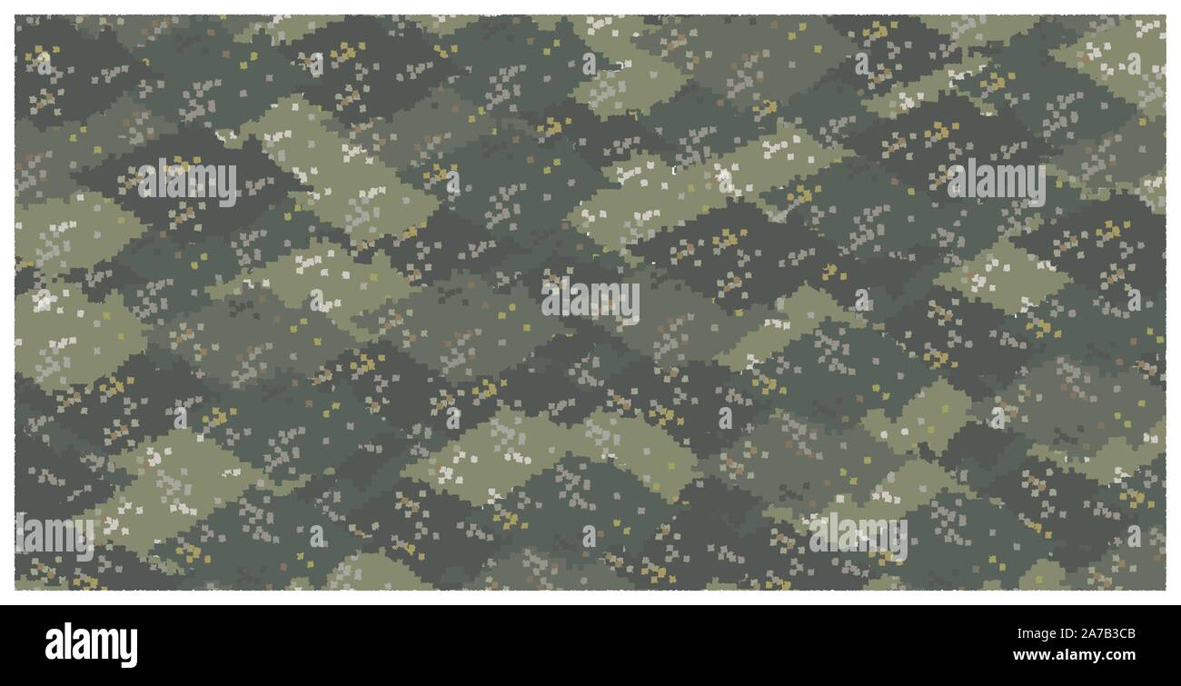 Résumé de style militaire camouflage tropical design Illustration de Vecteur