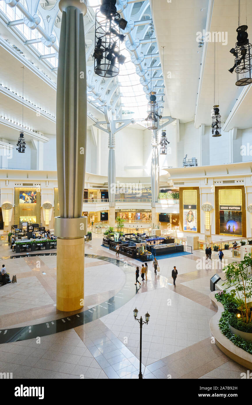 L'intérieur du centre commercial Taipei 101 Taipei 101 Banque D'Images
