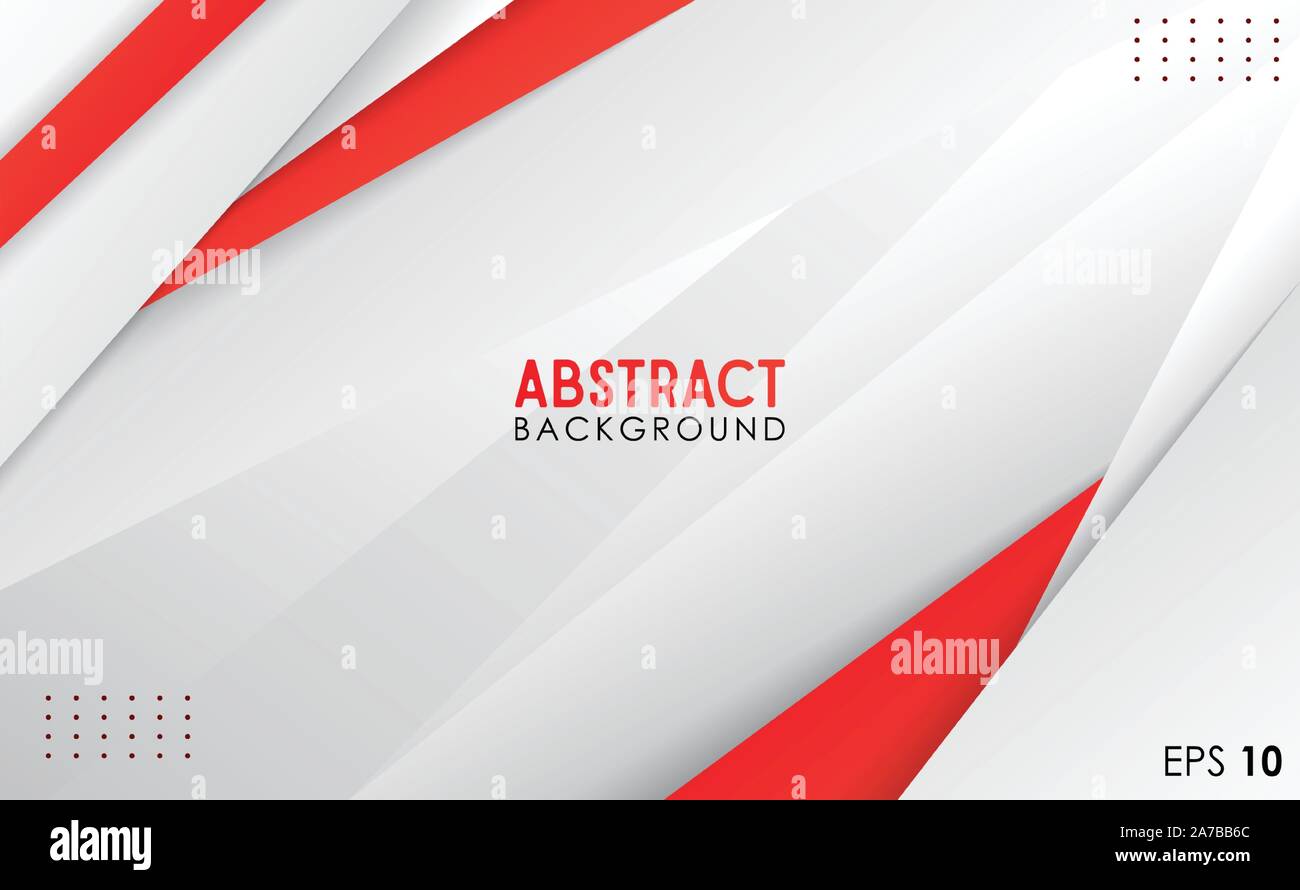 Fond blanc et rouge Banque d'images vectorielles - Alamy