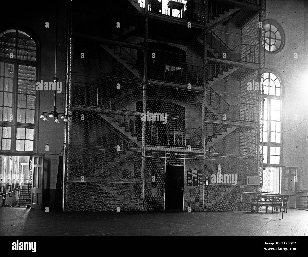 L'histoire de Washington D.C. - District de Columbia Prison ca. 1919 Banque D'Images