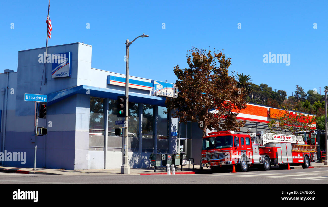 Los angeles fire department building Banque de photographies et d