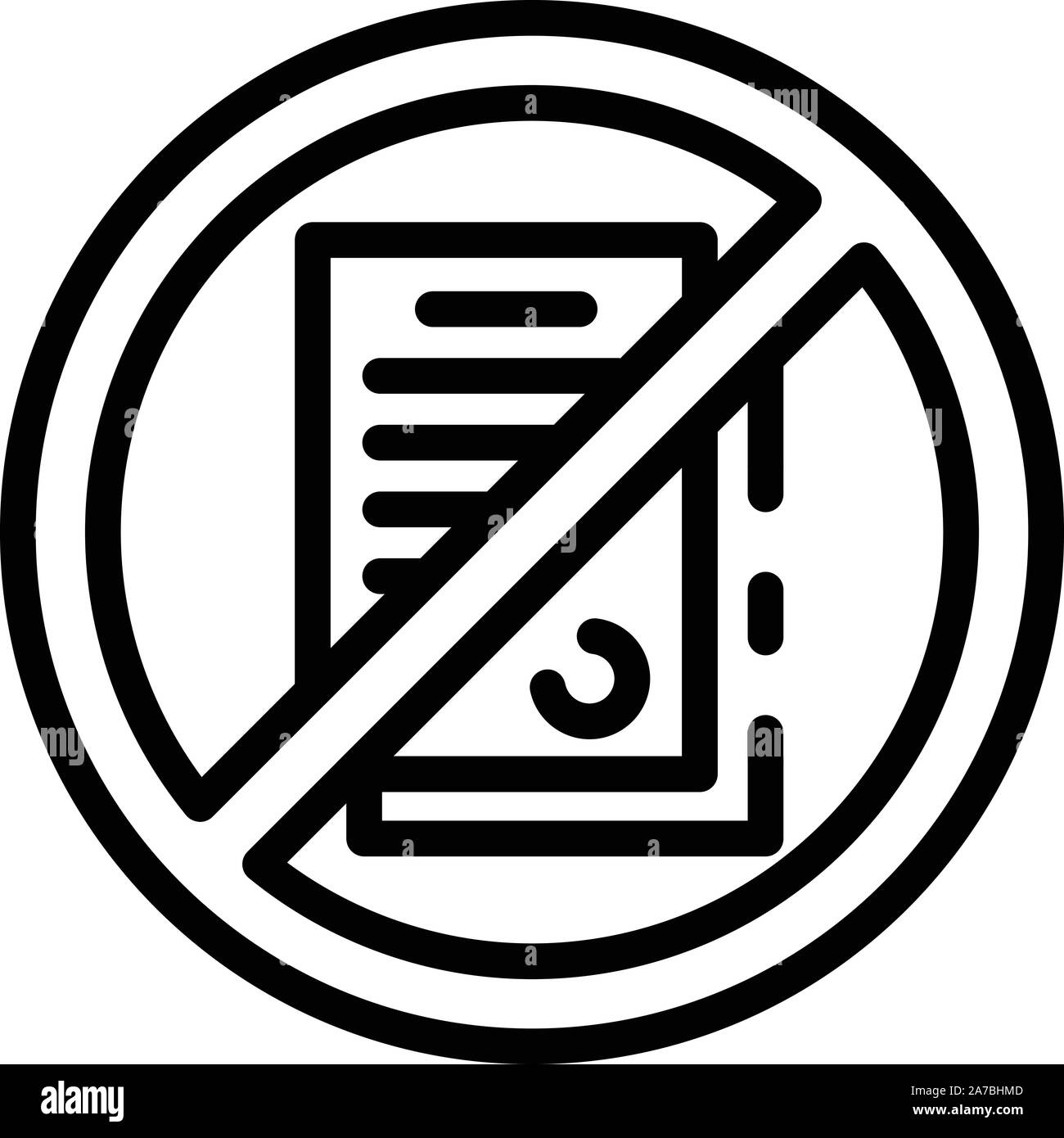 L'homme sans-abri, l'icône de document style contour Illustration de Vecteur