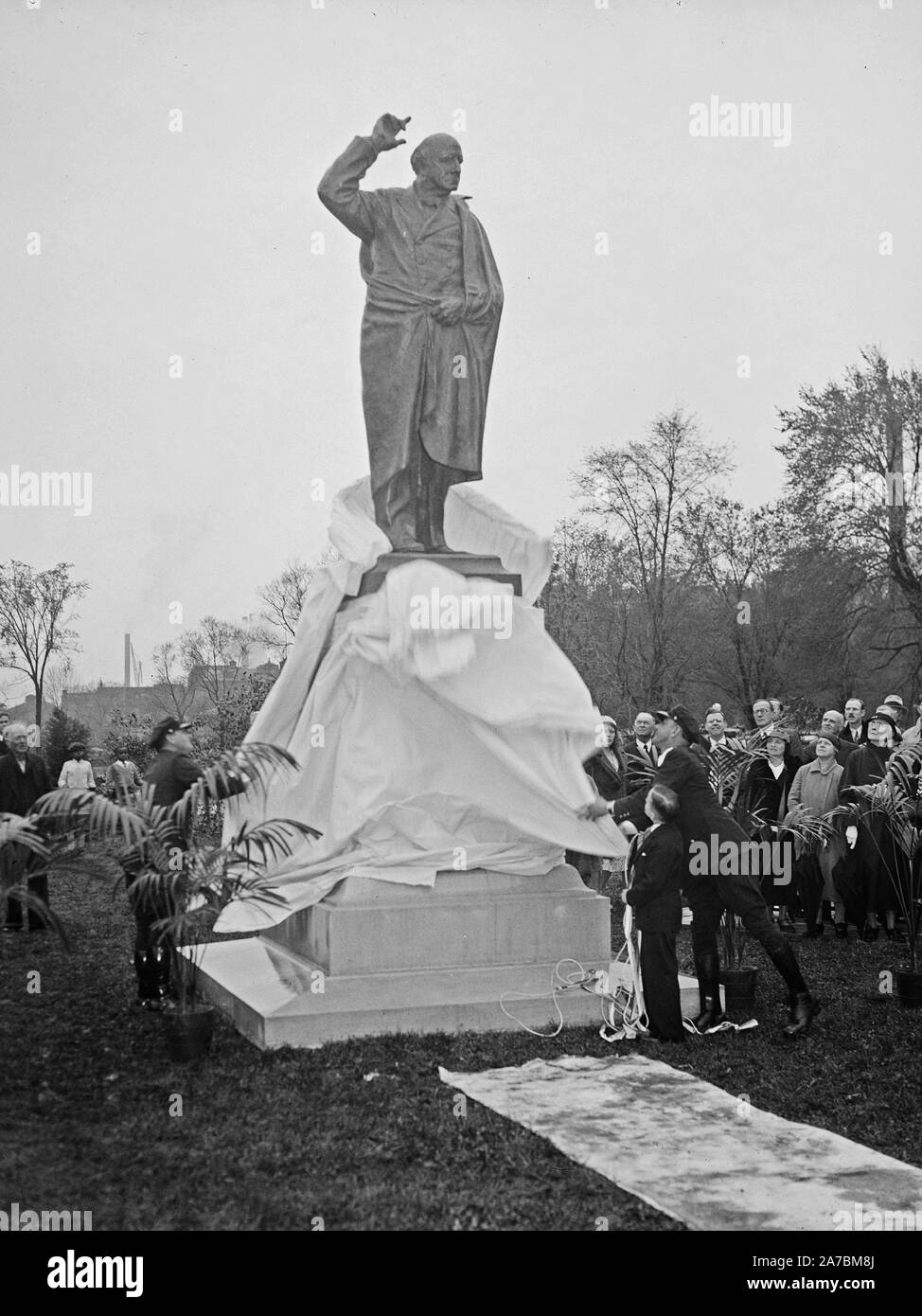 Inauguration statue de William Jennings Bryan, Washington, D.C. ca. Mai 1934 Banque D'Images