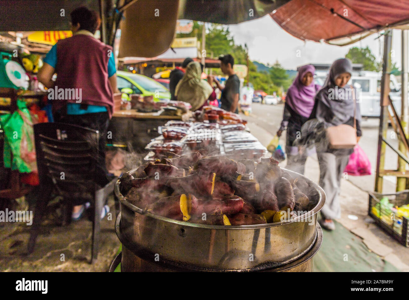 Le Kea Farm Market à Cameron Highlands Banque D'Images