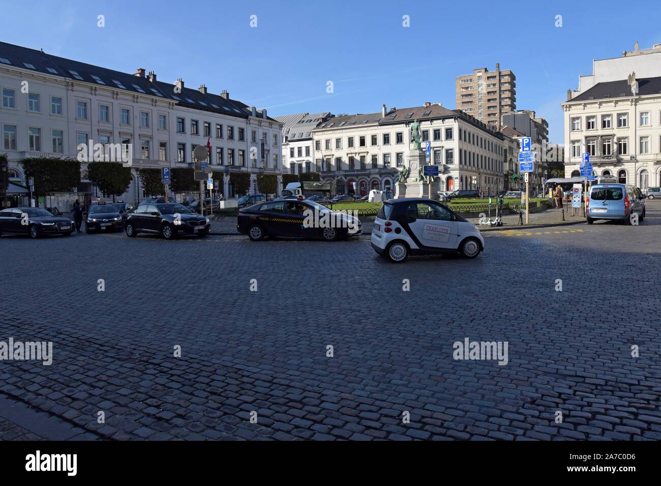 La Place de Luxembourg, Bruxelles, Belgique Banque D'Images
