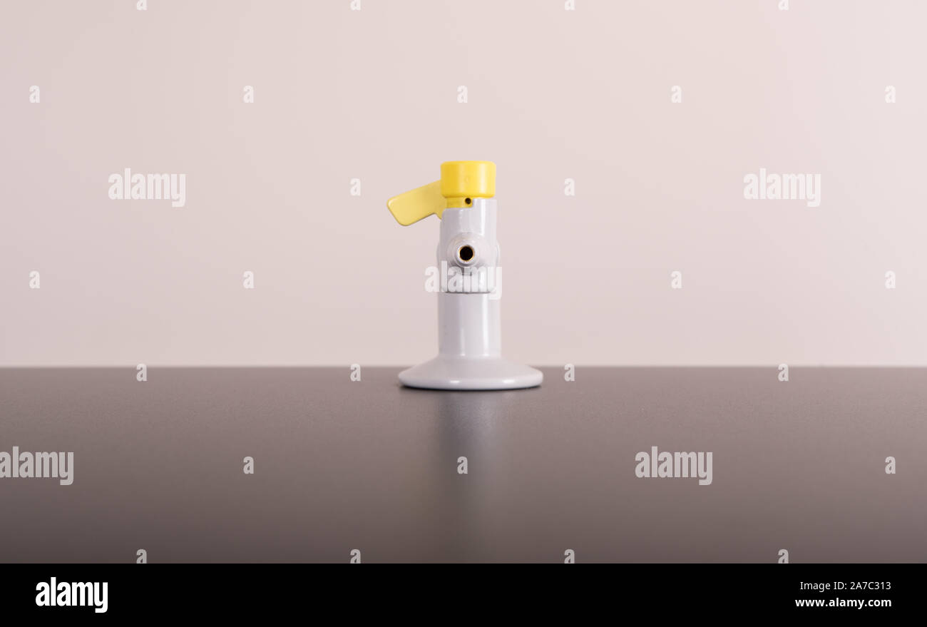 École science gaz robinet royaume-uni Banque D'Images