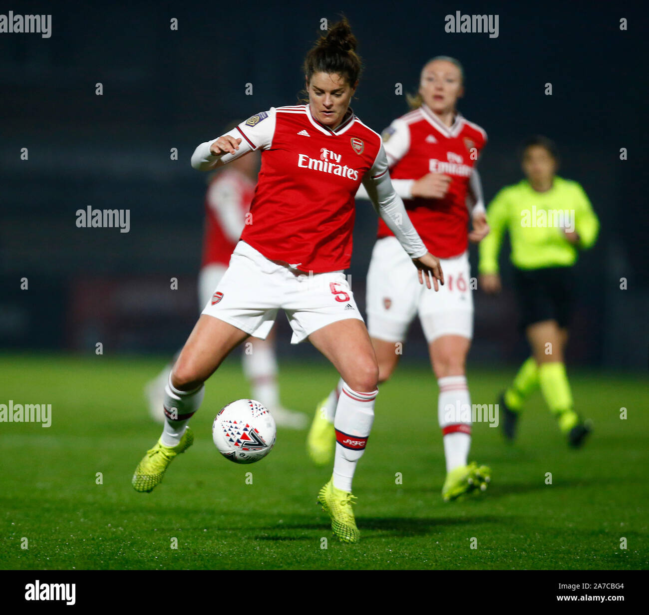 Manchester, Angleterre - 31 OCTOBRE : Jennifer Beattie d'Arsenal pendant l'Uefa Women's Champions League Tour de jambe 16 2 match entre Arsenal et les femmes Banque D'Images