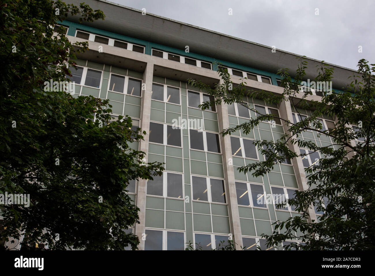 Les près de bureaux vides à voitures géant Ford UK Warley siège à Brentwood, Essex, où les fabricants de voitures ont été fondées depuis plus de 50 ans. Banque D'Images