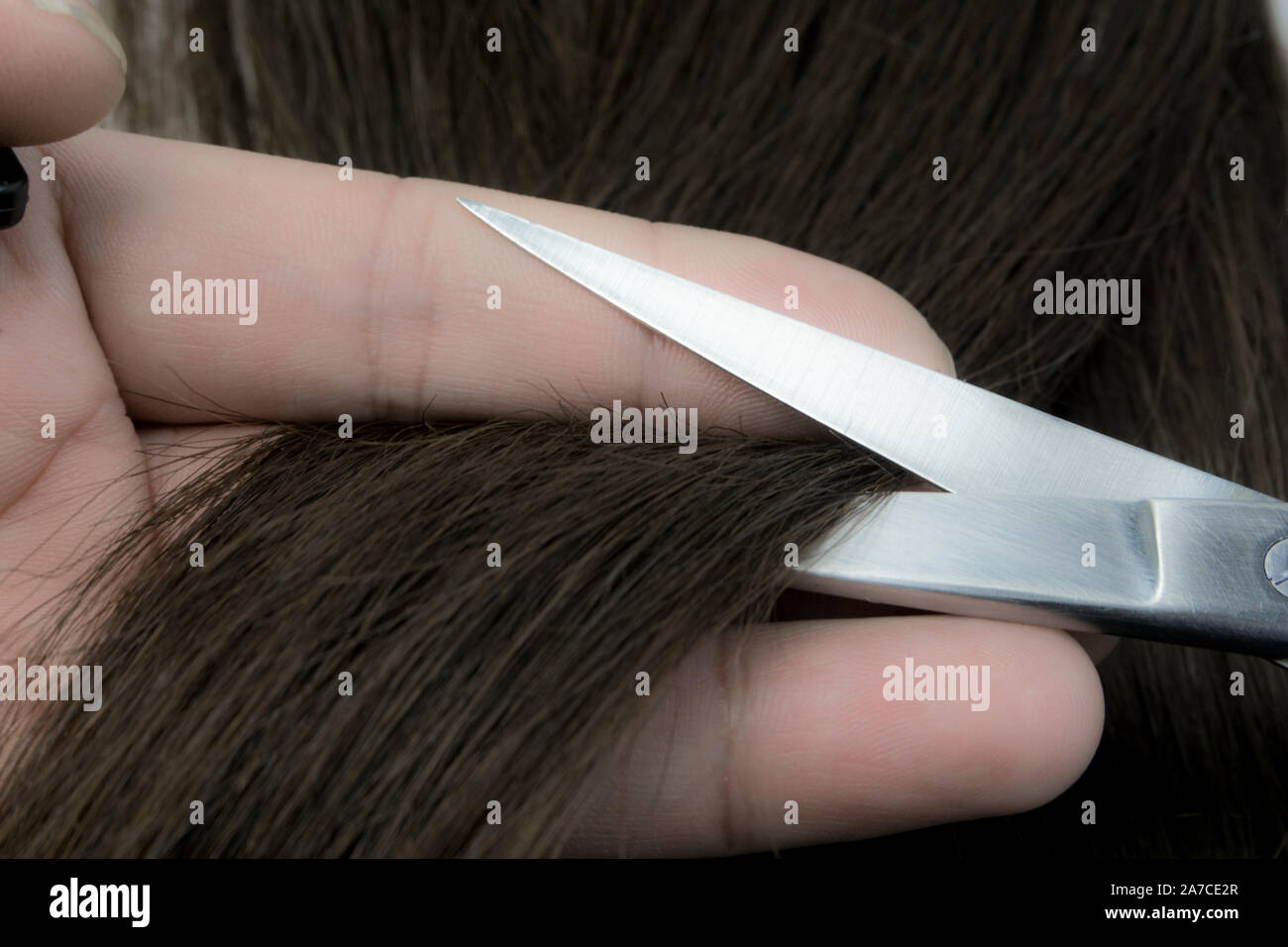 Salon de coiffure ciseaux produit comb Banque D'Images