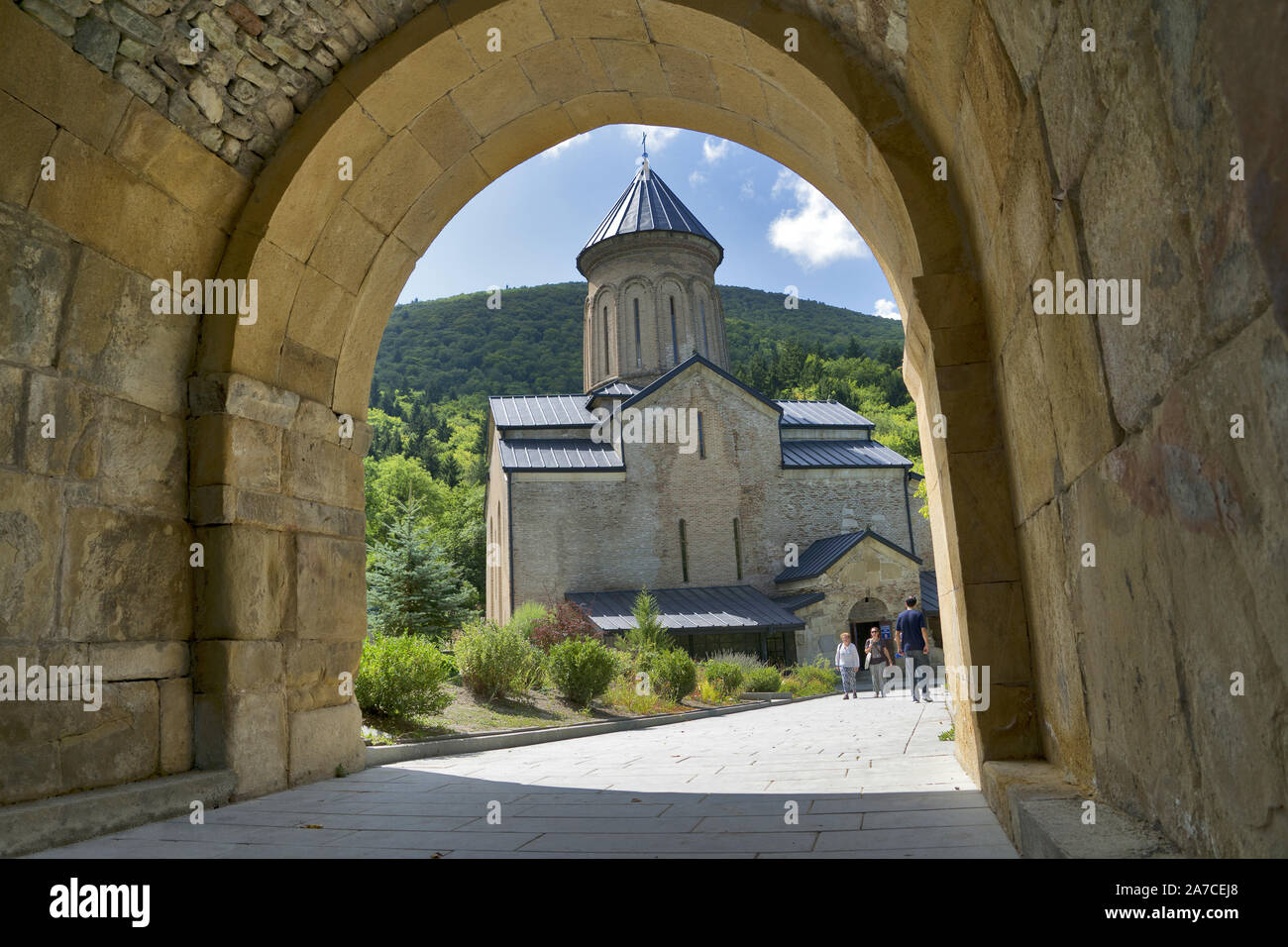 Géorgie : Kintsvisi Qinzwissi Kinzwissi (monastère), Banque D'Images