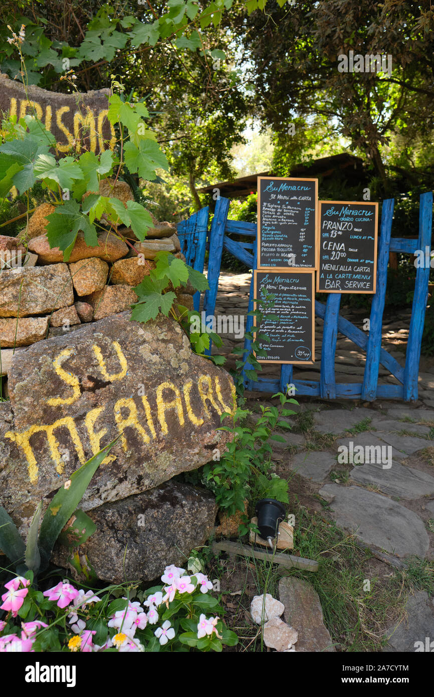 Hotel Spiaggia di Berchida à Meriacru en Siniscola Sardaigne Italie. Banque D'Images