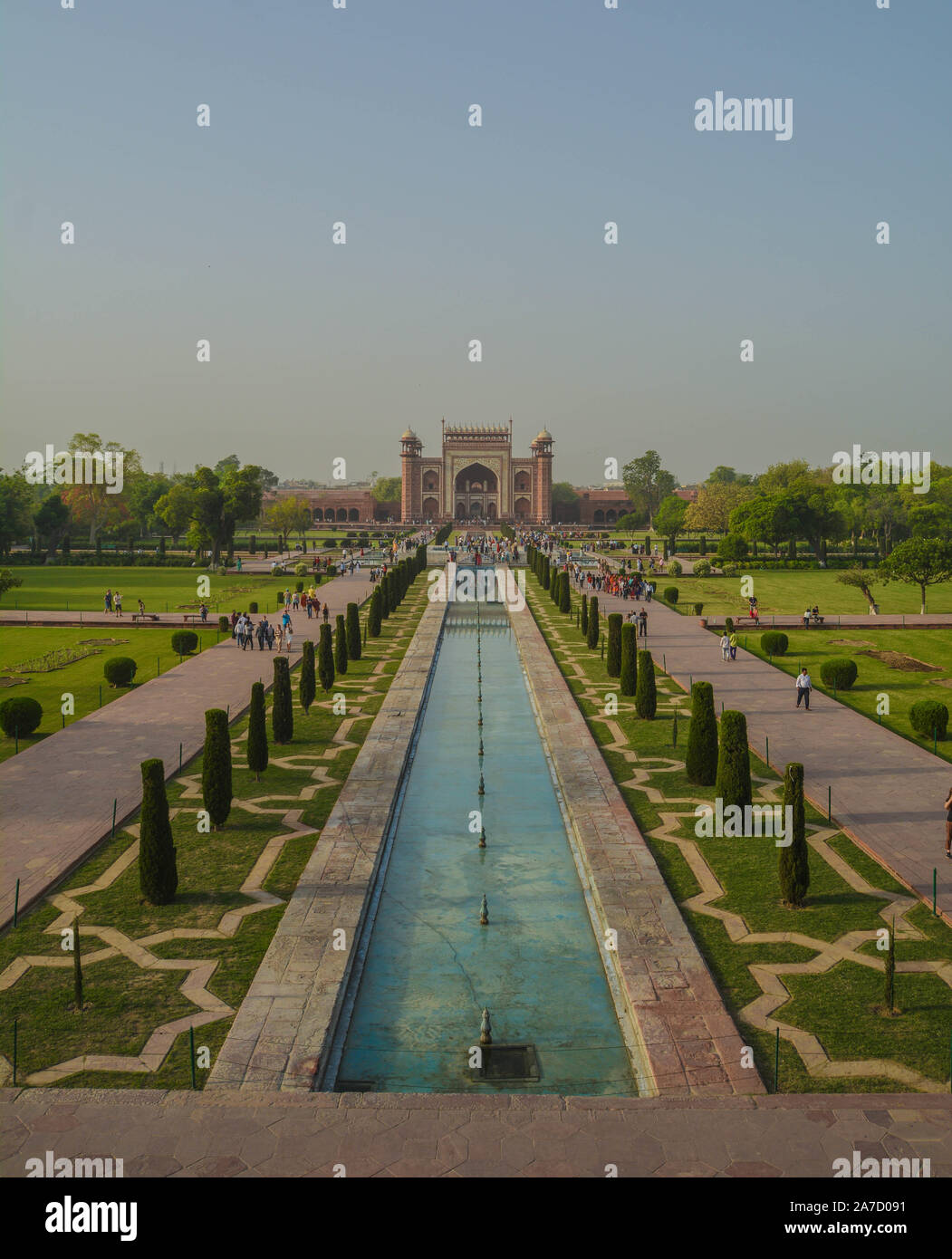 Taj Mahal, Darwaza-i Rauza Banque D'Images