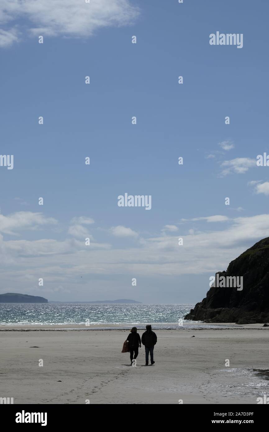 Polin Beach, Sutherland, Écosse Banque D'Images