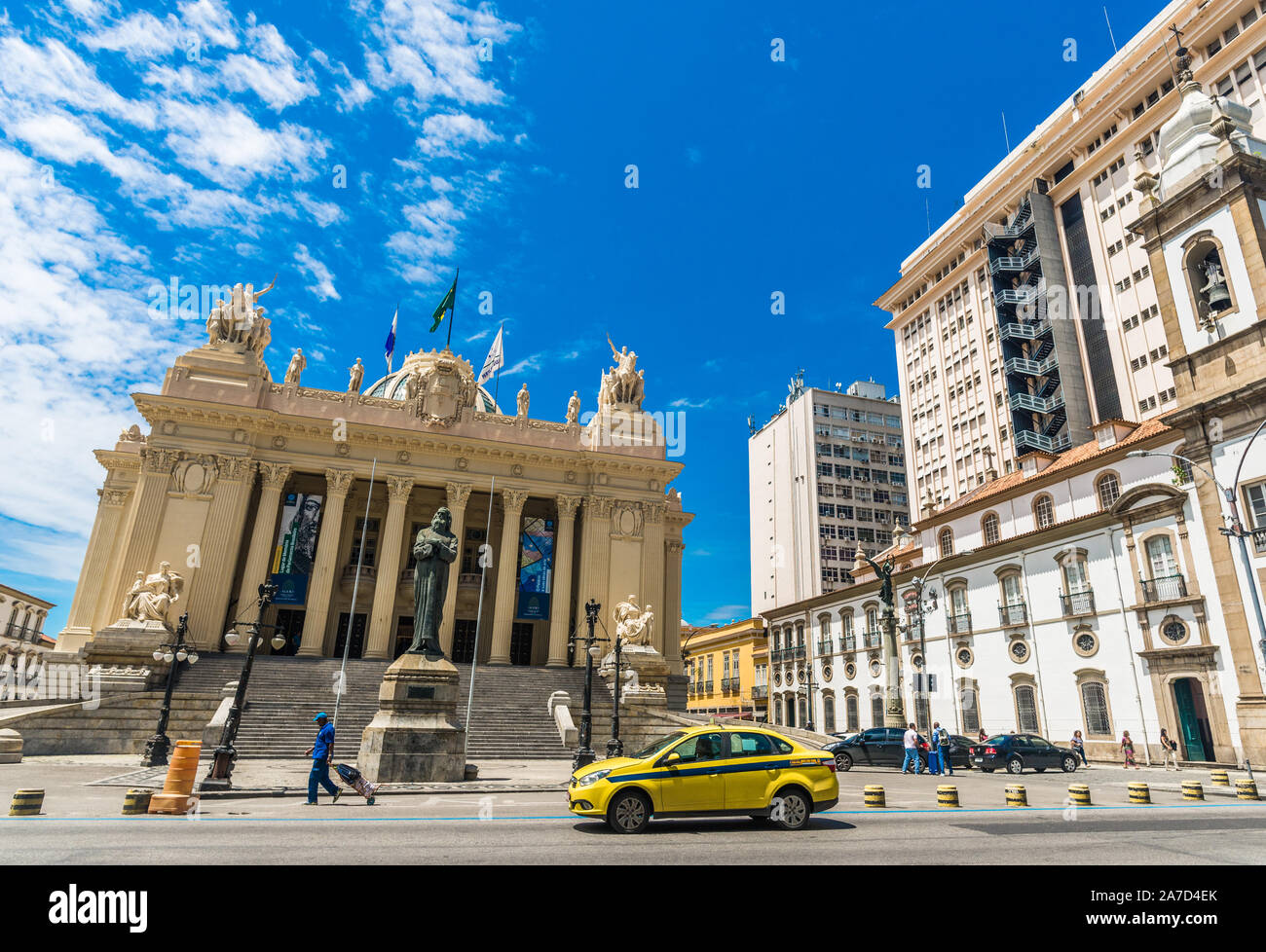 Rio de Janeiro, Brésil - le 28 février 2018 : Édifice de l'Assemblée législative Banque D'Images