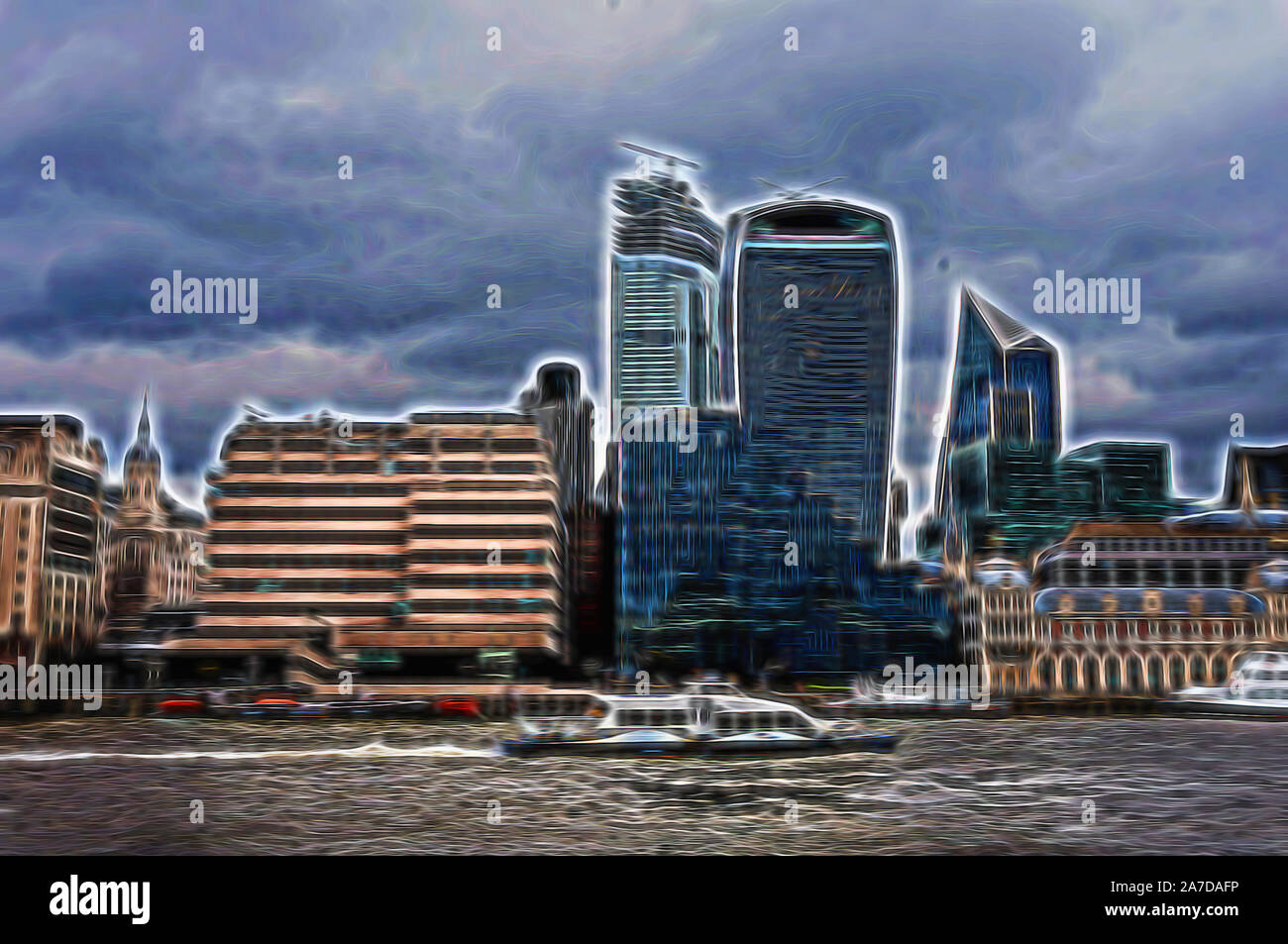 Bateau de croisière de la ville