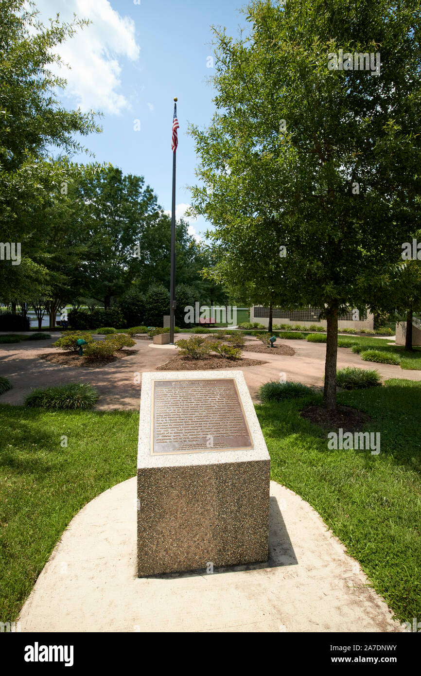 Marche commémorative ville secrète bissell Park Oak Ridge Tennessee USA Banque D'Images