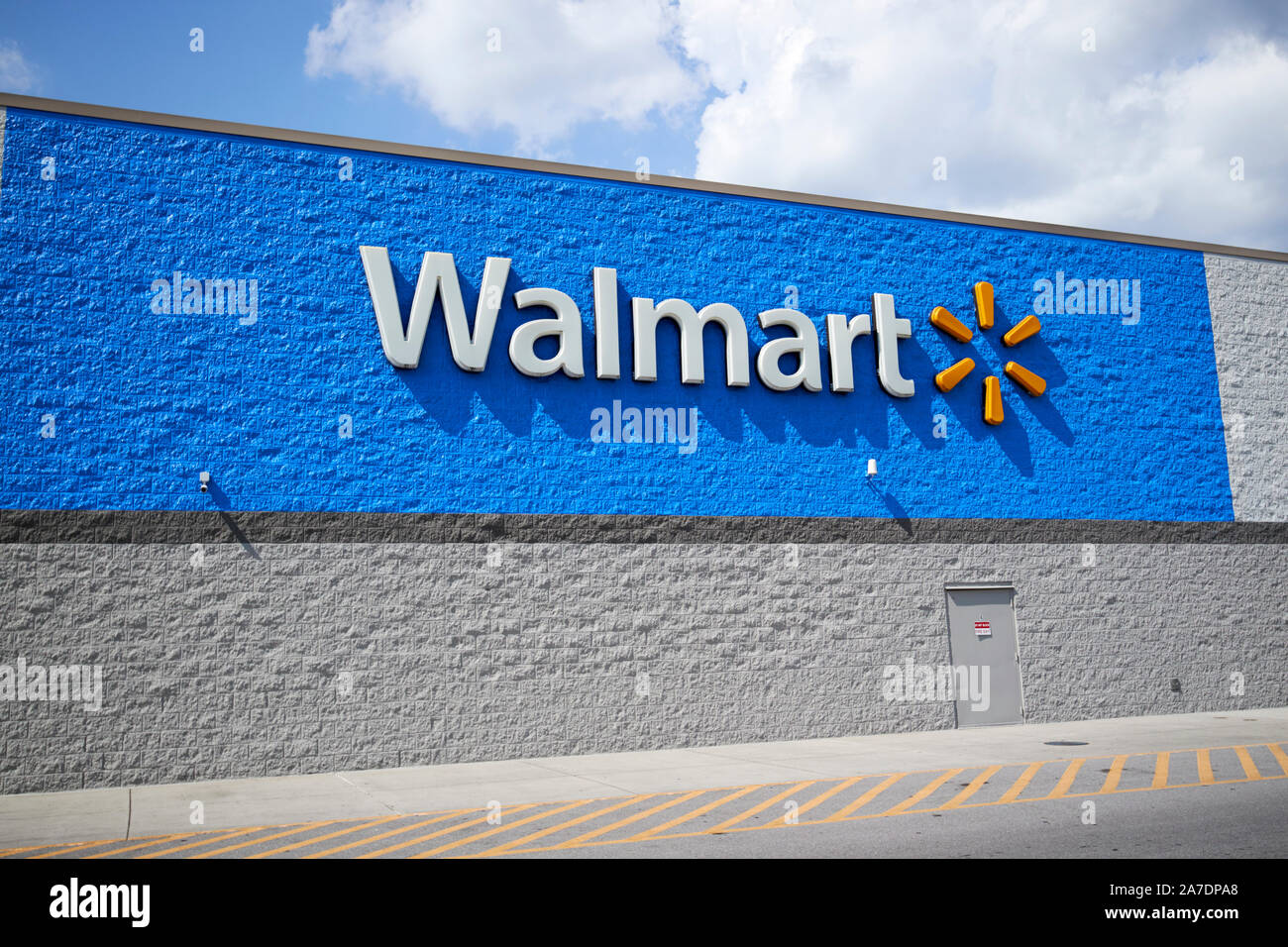 Walmart supercenter logo Oak Ridge Tennessee USA Banque D'Images