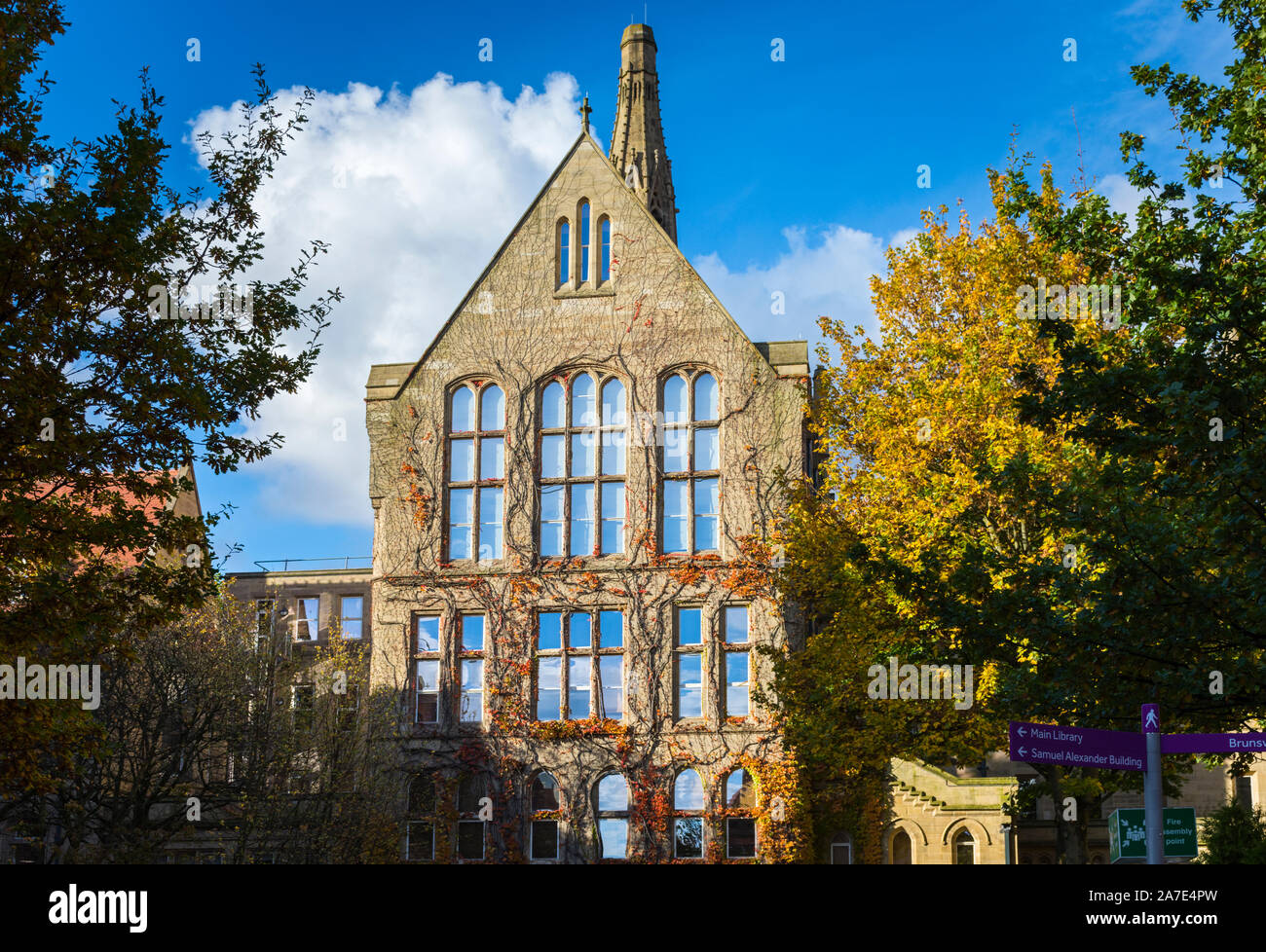 Le bâtiment, vieux laboratoires Beyer Quadrangle, Université de Manchester, Manchester, Angleterre, Royaume-Uni. Banque D'Images