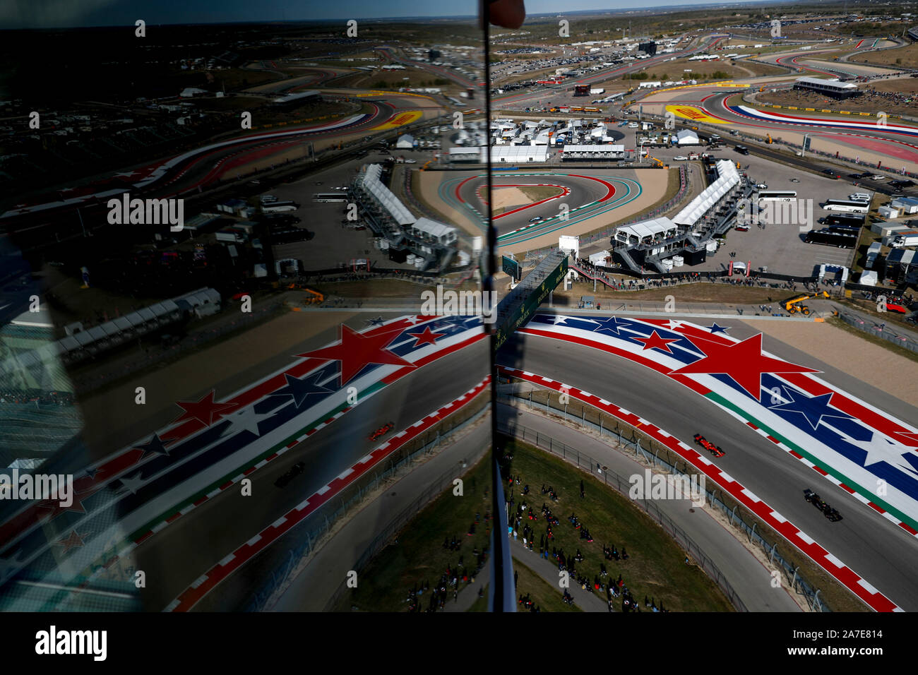 Austin, États-Unis d'Amérique. 06Th Nov, 2019. Sport Automobile : Championnat du Monde de Formule 1 de la FIA 2019, Grand Prix des États-Unis, # 20 Kevin Magnussen (DEN Haas, de l'énergie riche F1 Team), # 16 Charles Leclerc (AGC, la Scuderia Ferrari Winnow Mission), l'utilisation de crédit dans le monde entier | : dpa/Alamy Live News Banque D'Images