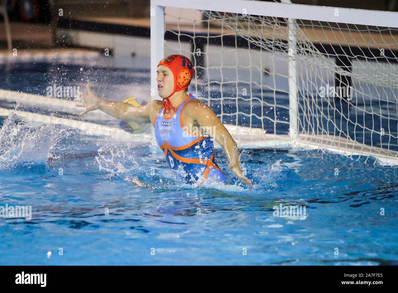 Roma, Italie. 1er novembre 2019. aarts (dunaujvaros)pendant Kinef Surgutneftegas Kirishi vs Dunaujvaros, Waterpolo EuroLeague Women Championship à Roma, Italie, 01 novembre 2019 - LPS/Luigi Mariani Crédit : Luigi Mariani/fil LPS/ZUMA/Alamy Live News Banque D'Images