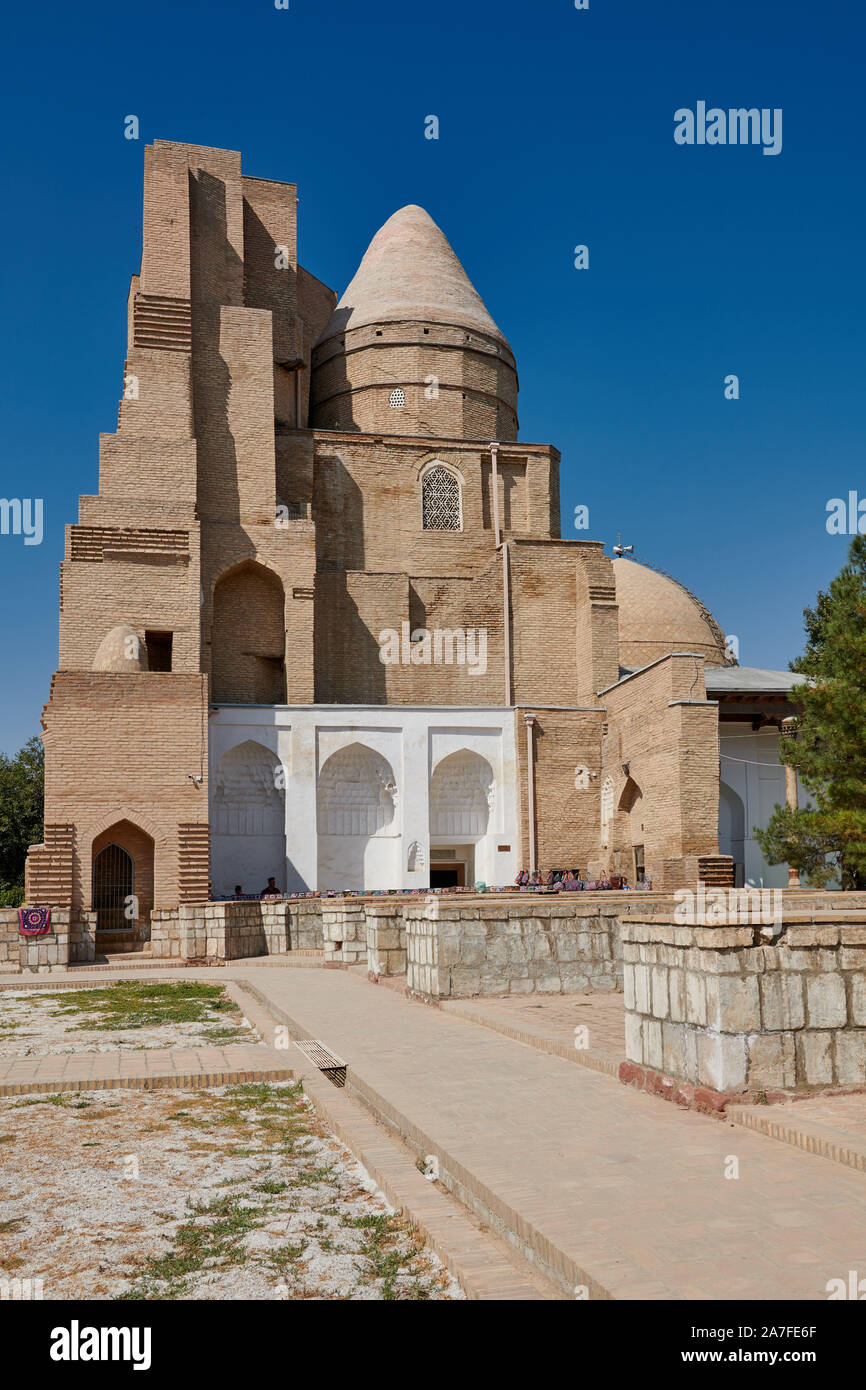 Tombe de Jehangir, Timur et l'aîné des fils préféré, Hazrat-i Imam complexe, Dorus Saodat complexe, Shahrisabz, l'Ouzbékistan, en Asie centrale Banque D'Images