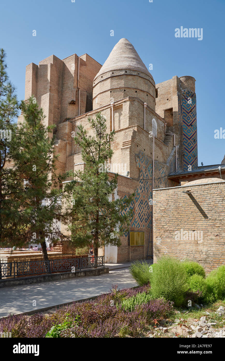 Tombe de Jehangir, Timur et l'aîné des fils préféré, Hazrat-i Imam complexe, Dorus Saodat complexe, Shahrisabz, l'Ouzbékistan, en Asie centrale Banque D'Images