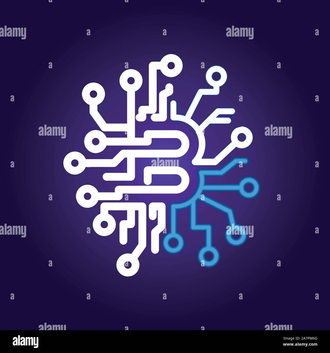 Concept abstrait de la technologie de chiffrement virtuelle bitcoin services premium Illustration de Vecteur