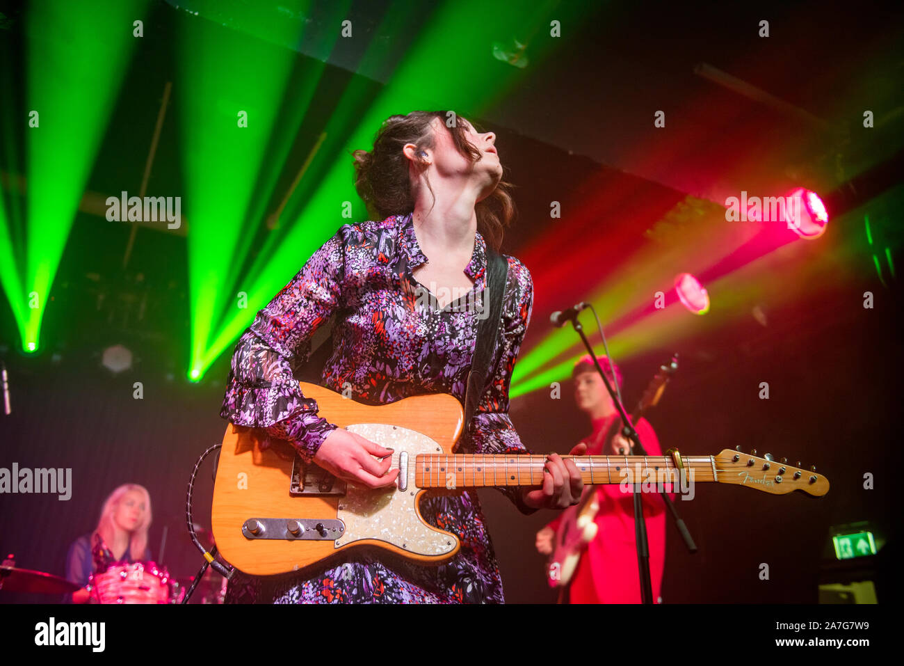 Manchester, UK. 01 novembre 2019. Honeyblood effectuer à la Manchester Academy 3 sur leur tournée britannique en pleine vue, Manchester 2019-11-01 Banque D'Images