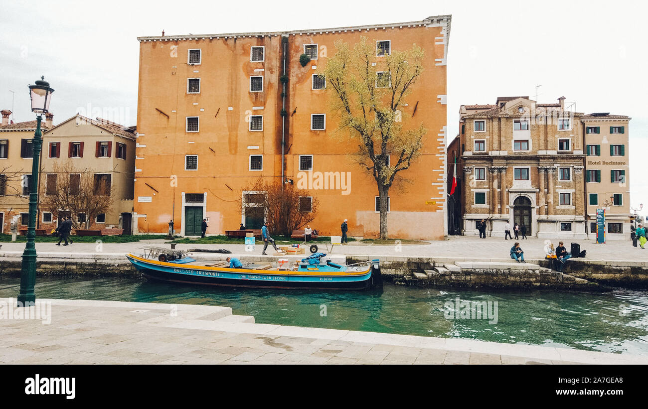 Venise, Italie - le 29 mars 2019 photographie vacances prises dans la magnifique ville de Venise, Italie Banque D'Images