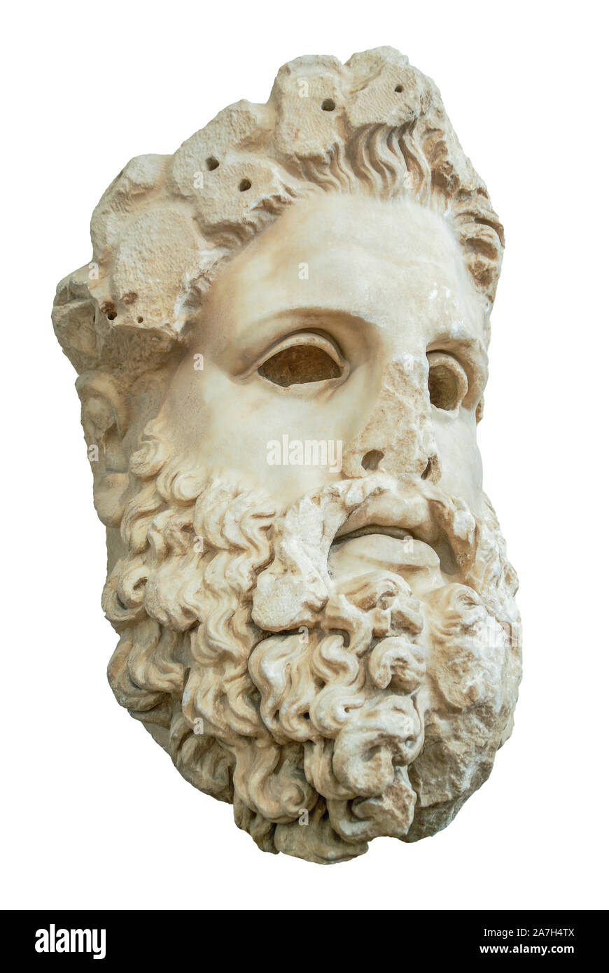Tête de Zeus - Musée Archéologique National, Athènes Banque D'Images