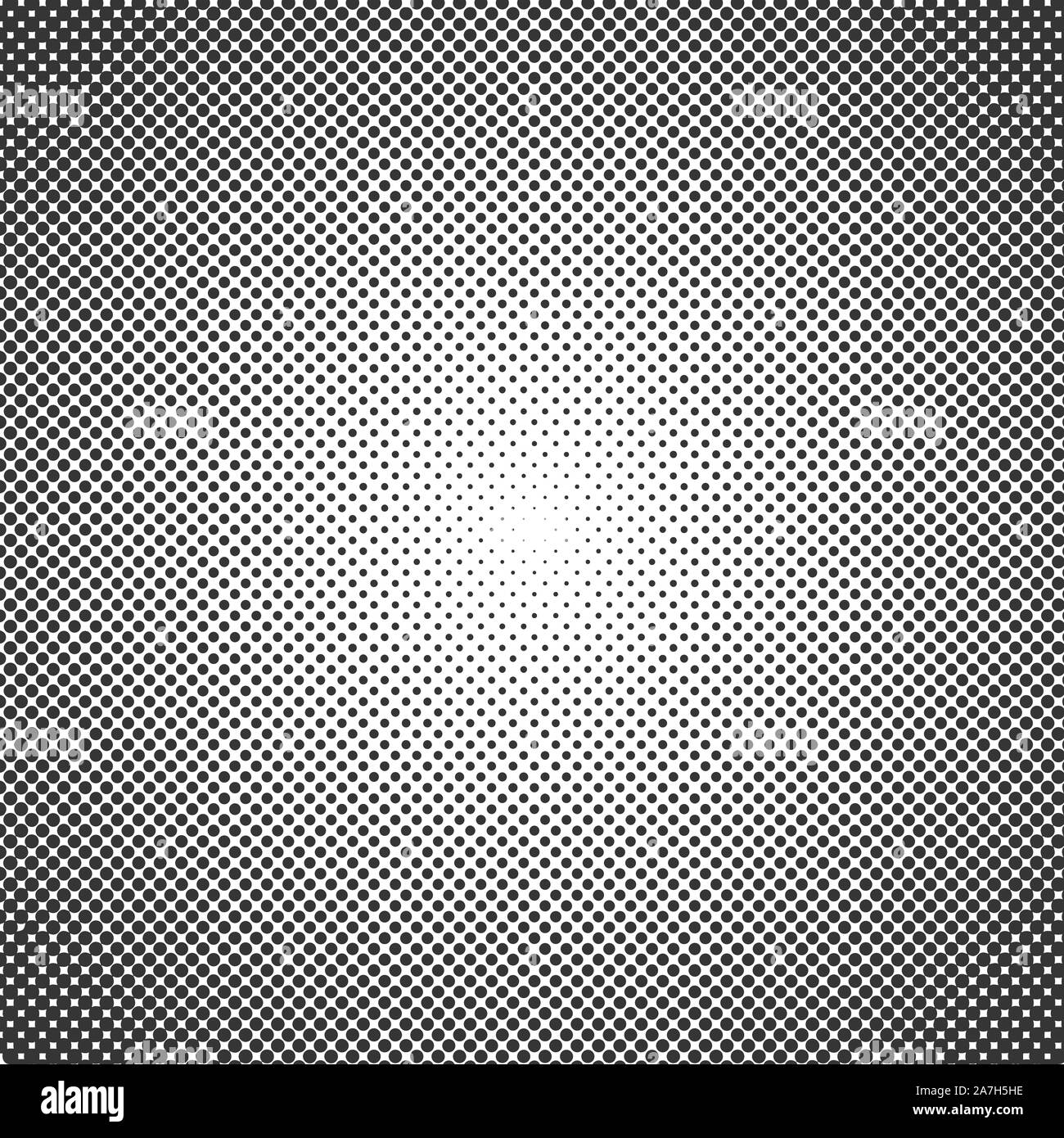 Demi-teinte vecteur fond d'effet. Dotted background noir. Vector grunge background texture des points de trame. Pop rétro art fond Illustration de Vecteur