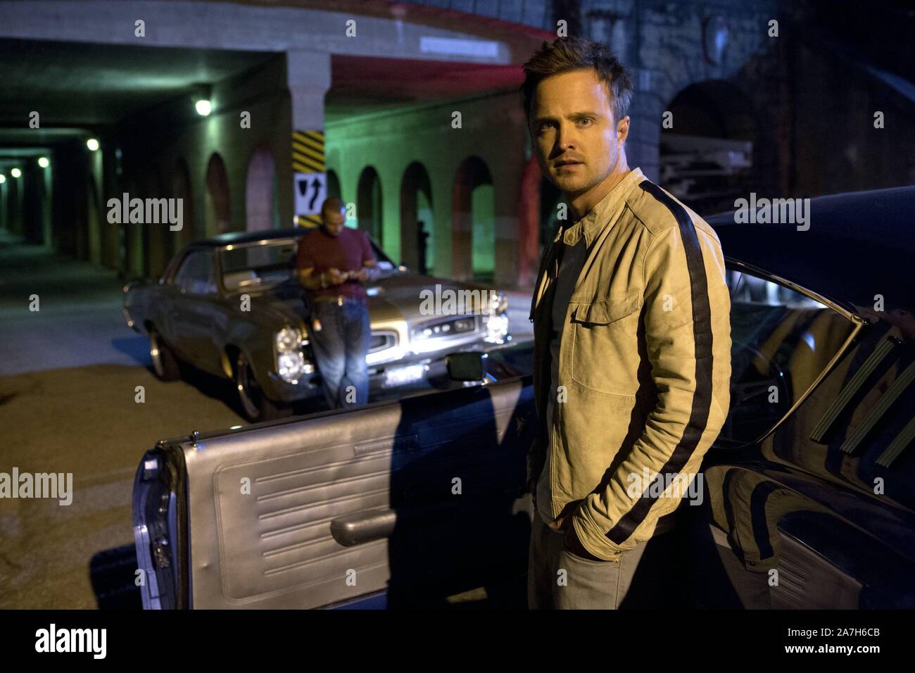 AARON PAUL dans Need for Speed (2014), réalisé par SCOTT WAUGH. Credit : Dreamworks SKG / Album Banque D'Images