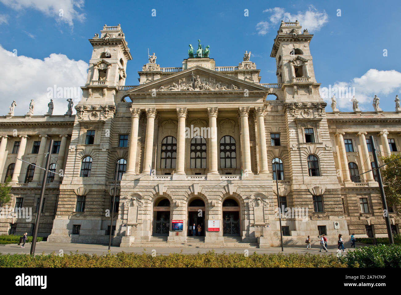 Musée d'ethnographie (Néprajzi Múzeum). Pest, Budapest Banque D'Images