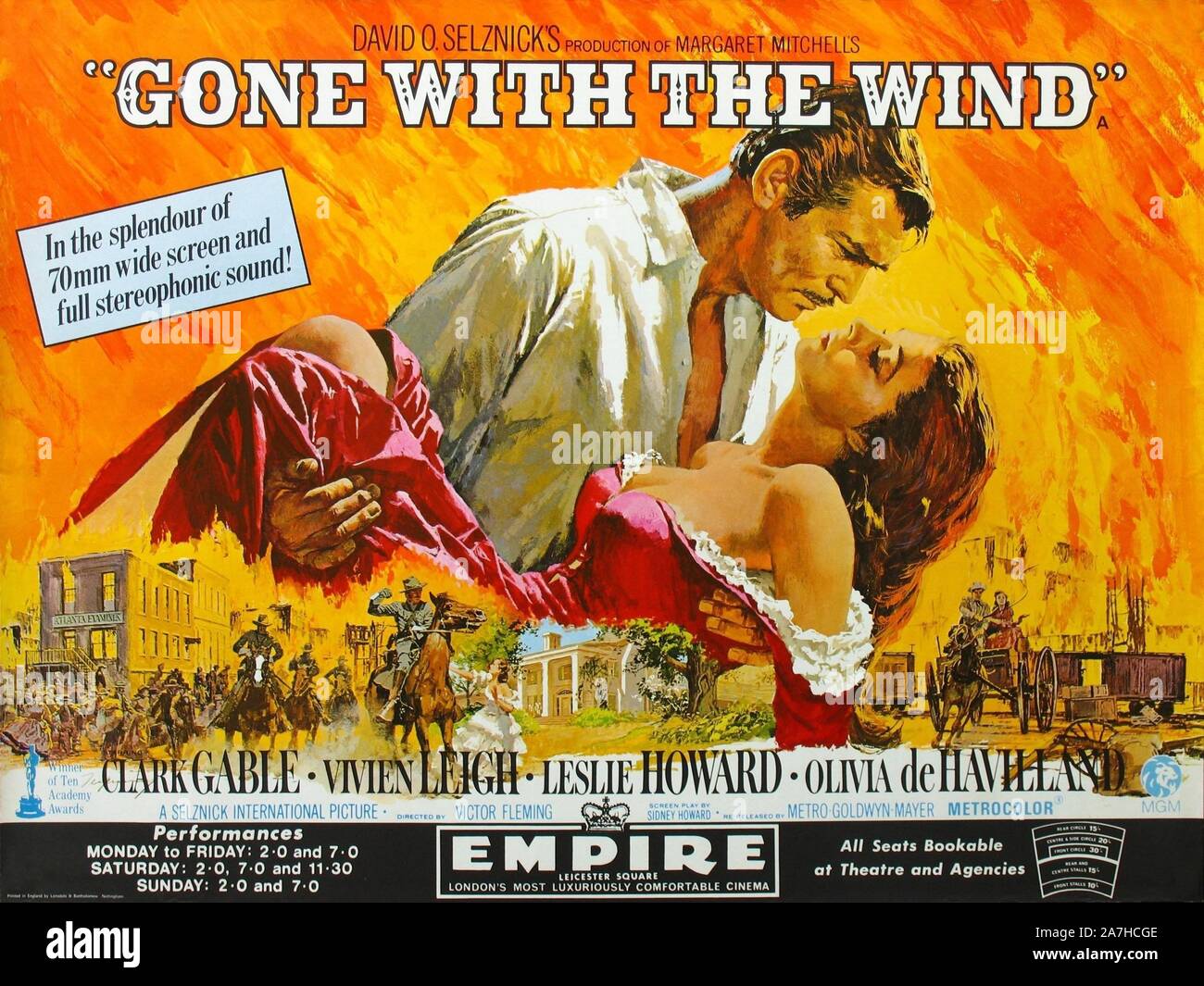 Autant en emporte le vent (1939), réalisé par GEORGE CUKOR et VICTOR FLEMING. Credit : M.G.M / Album Banque D'Images