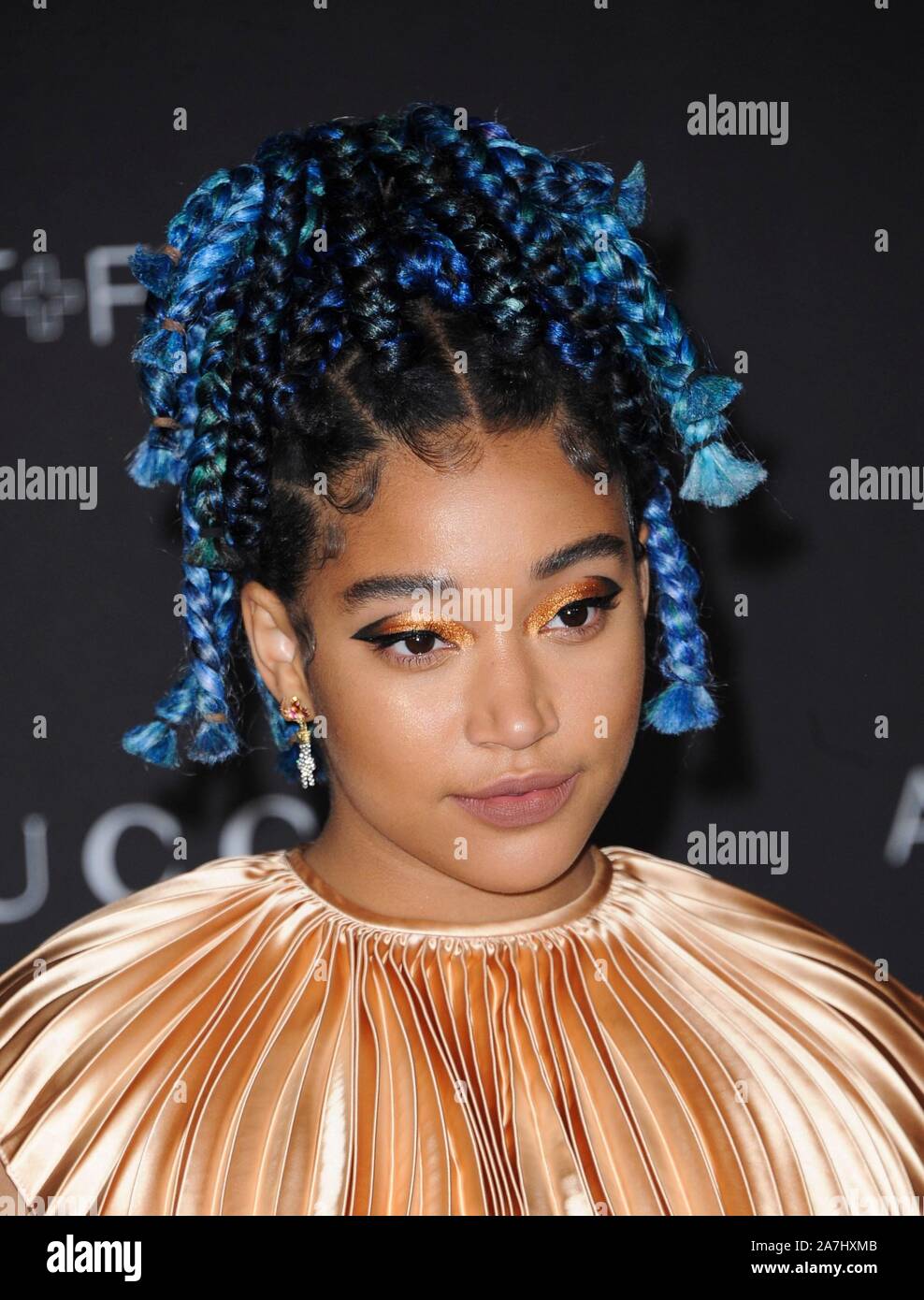 Los Angeles, CA. 2e Nov, 2019. Amandla Stenberg aux arrivées pour 2019 LACMA ART FILM Gala, LACMA Los Angeles County Museum of Art, Los Angeles, CA 2 novembre 2019. Credit : Elizabeth Goodenough/Everett Collection/Alamy Live News Banque D'Images